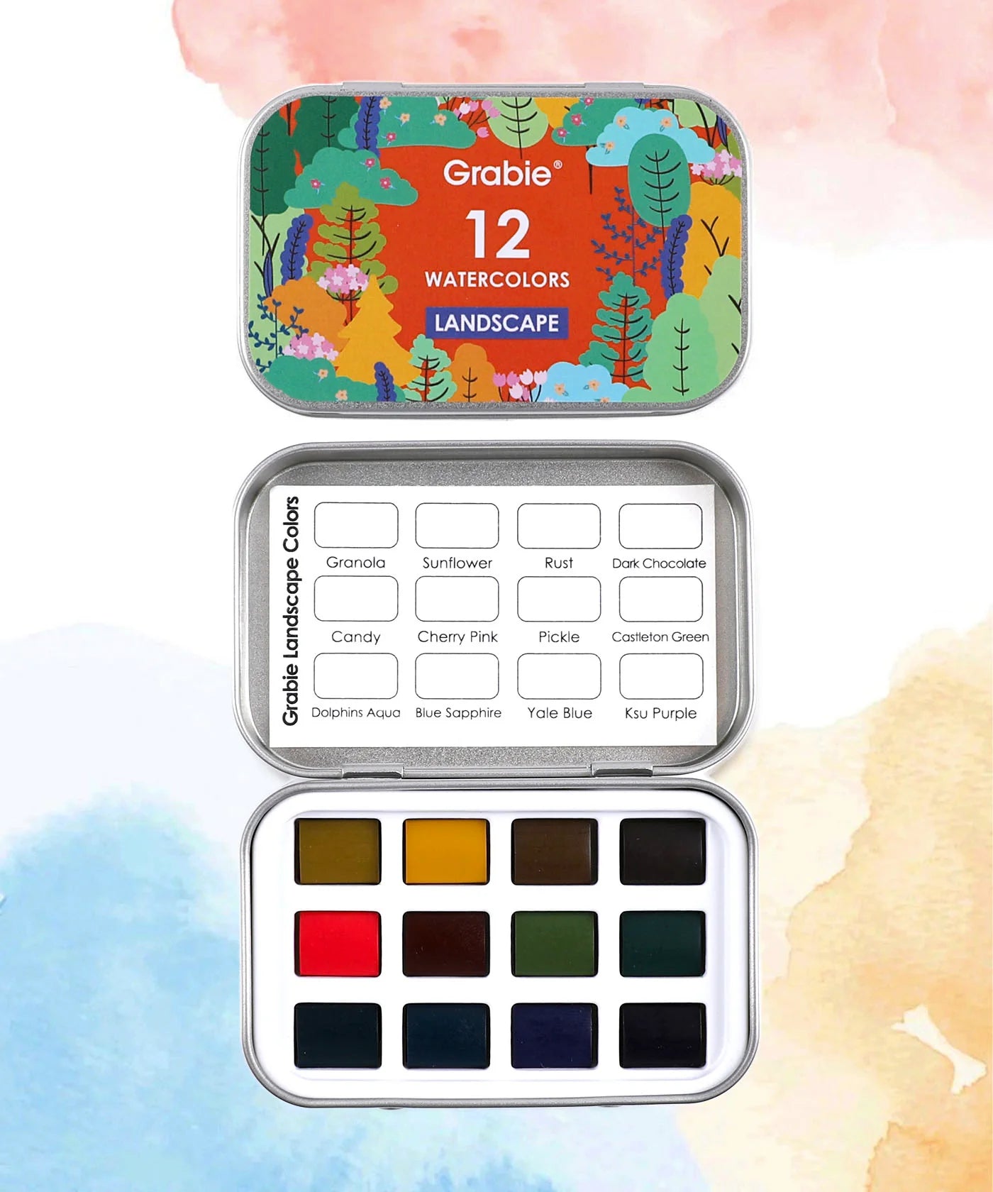 Landscape Watercolor Pocket Set of 12 Colors