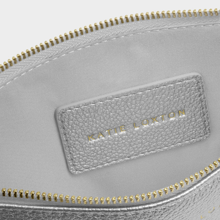 Hallie Wristlet Pouch Silver