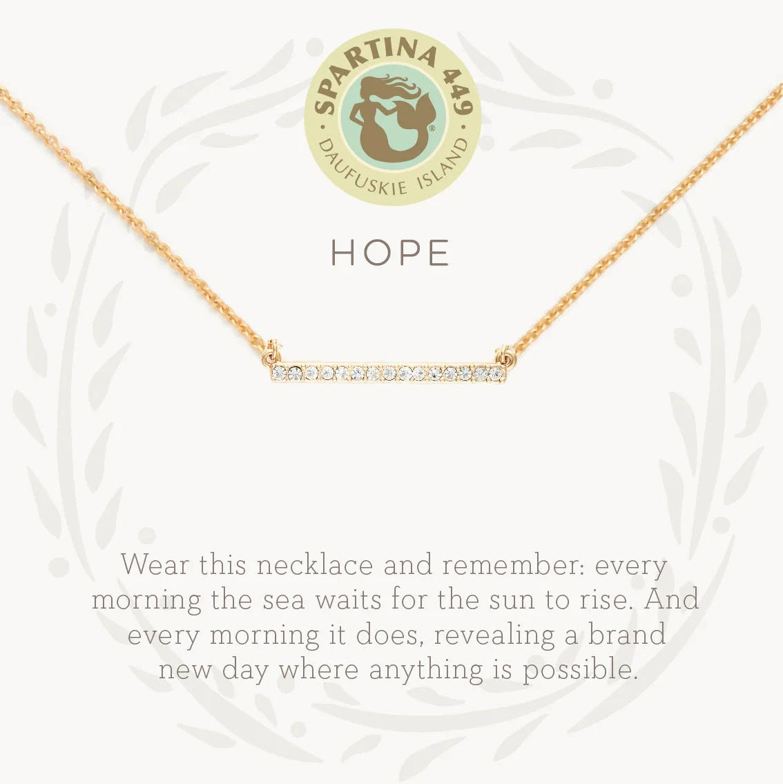Sea La Vie Necklace 18" Hope/Horizon Gold