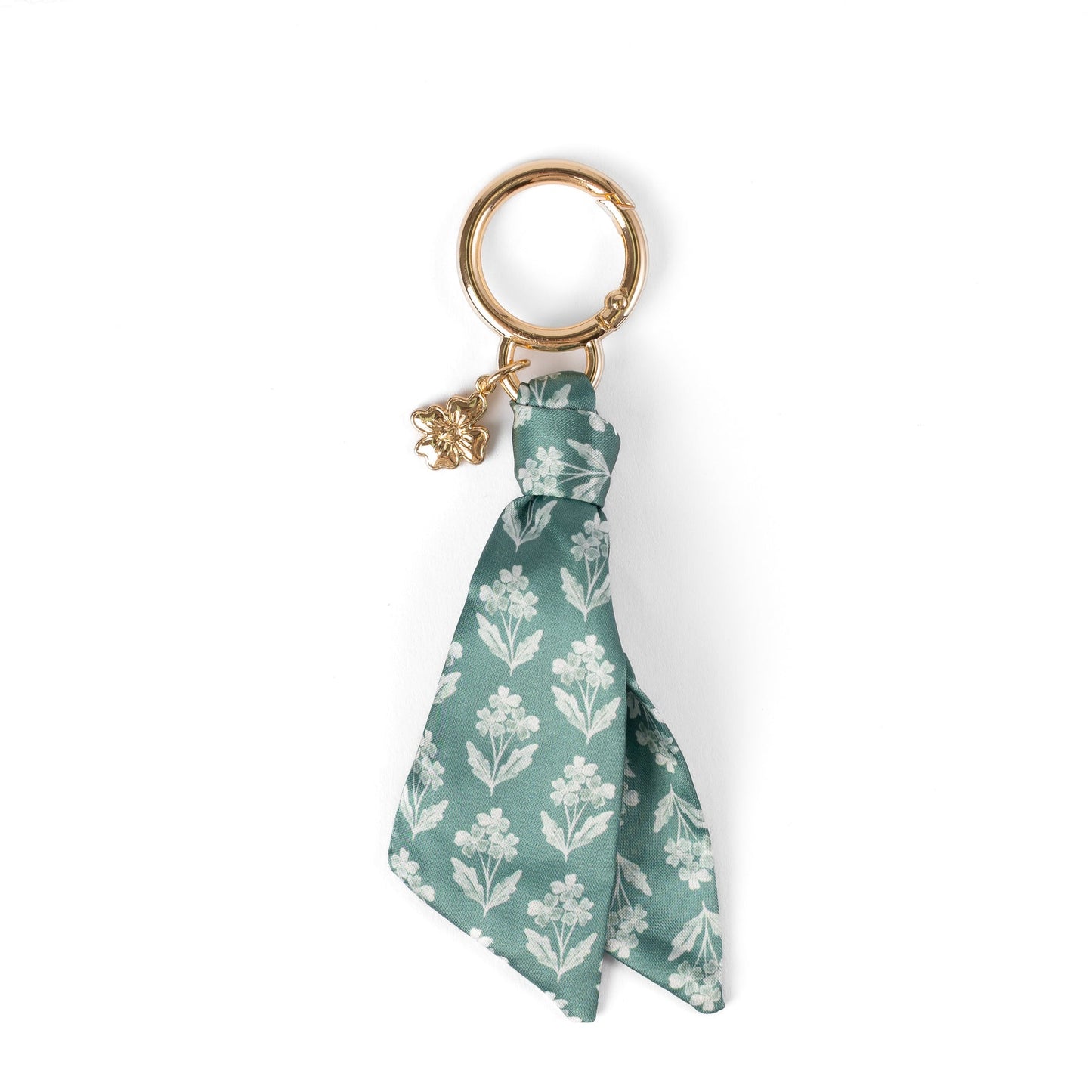 Forget Me Nots Satin Keychain