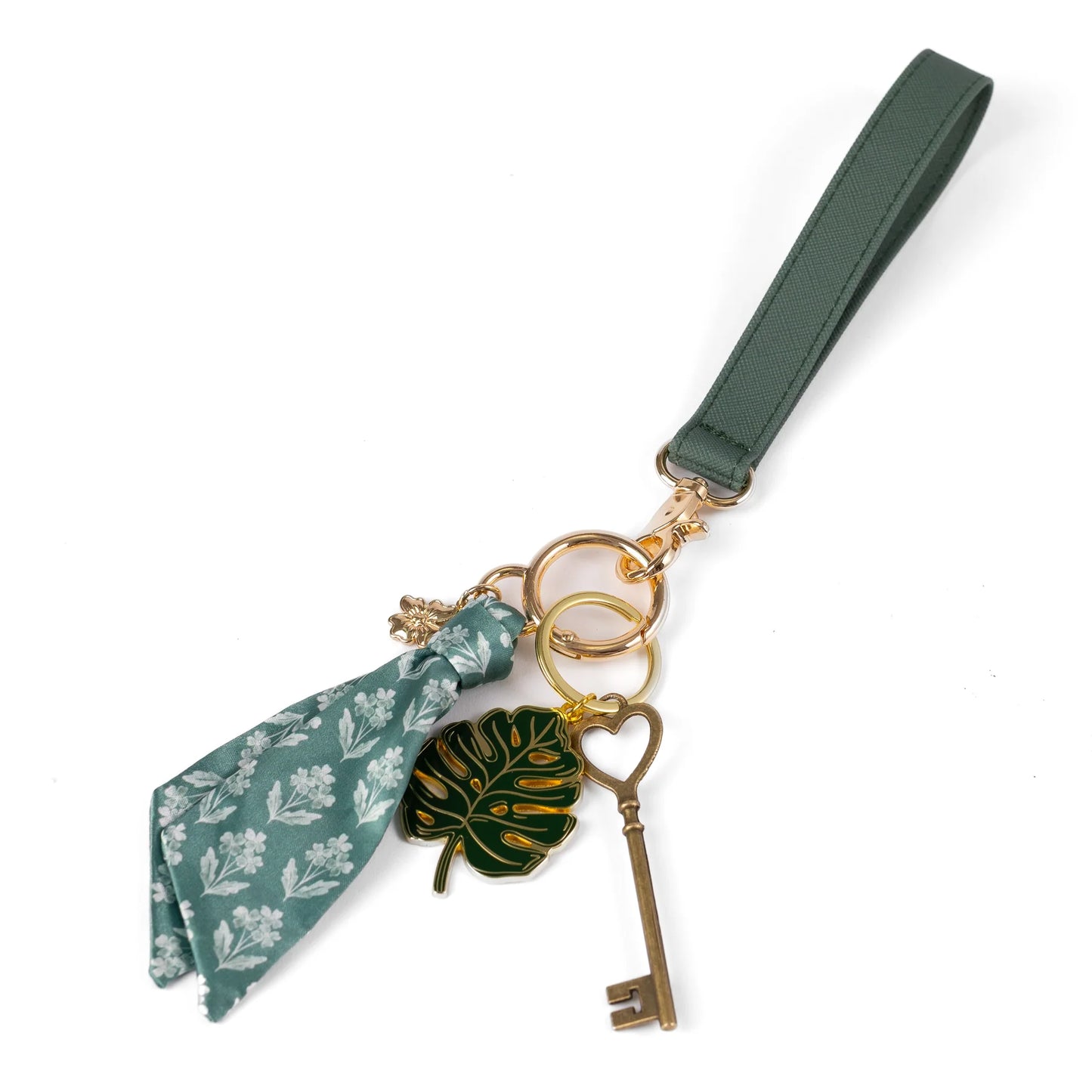 Forget Me Nots Satin Keychain