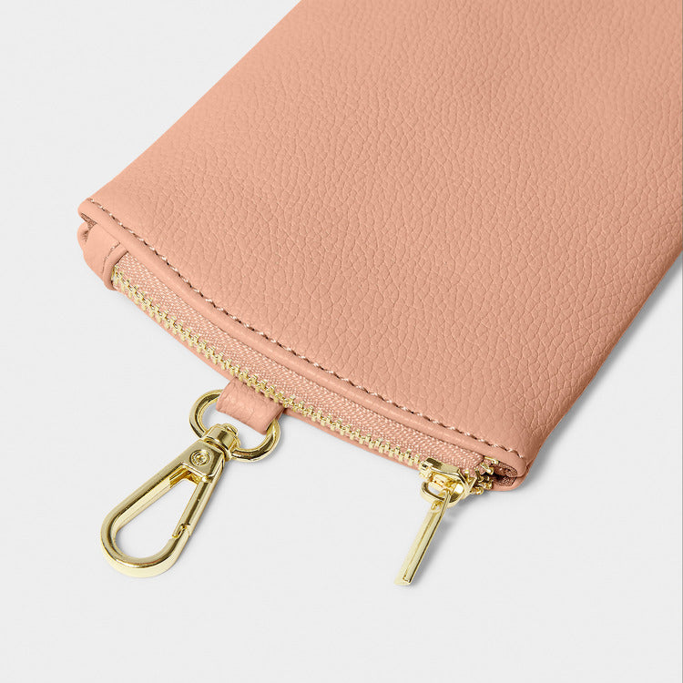 Clip-On Sunglasses Case Peony Blush