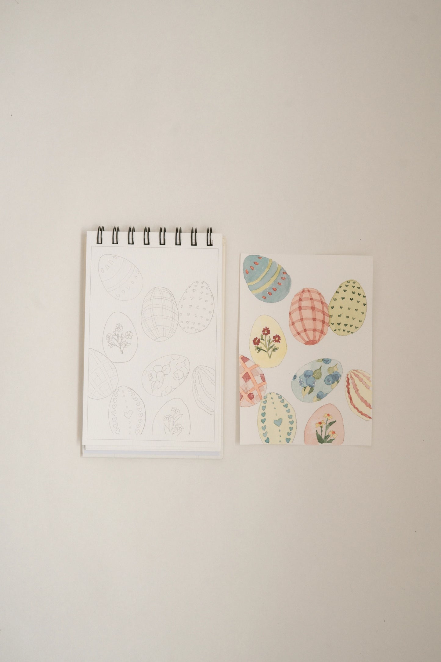 A Little Bit of Spring Mini Watercoloring Book