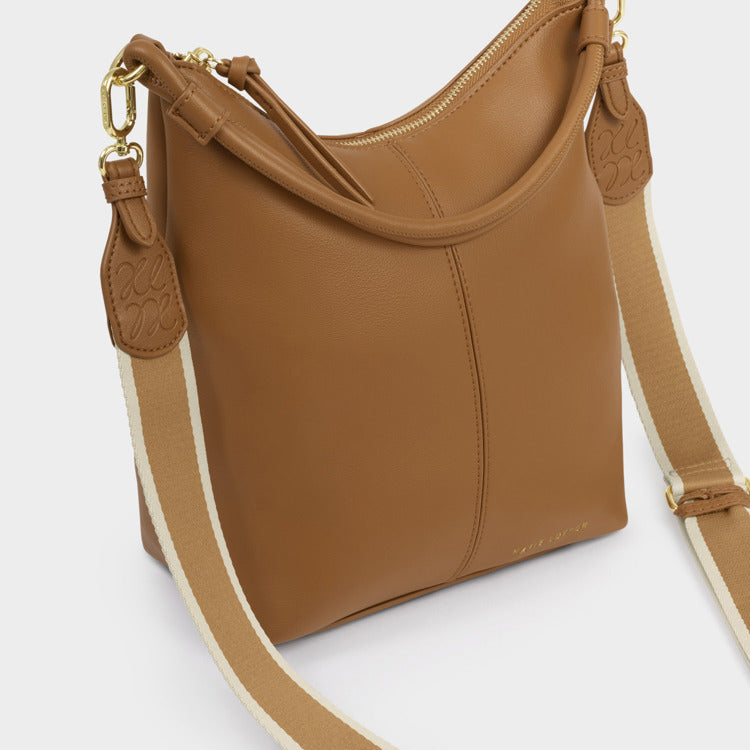 Hallie Satchel Bag Caramel