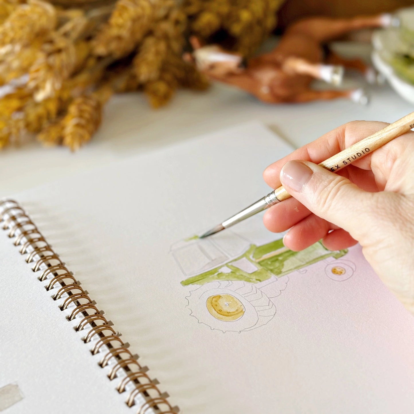Watercolor Workbook Farm