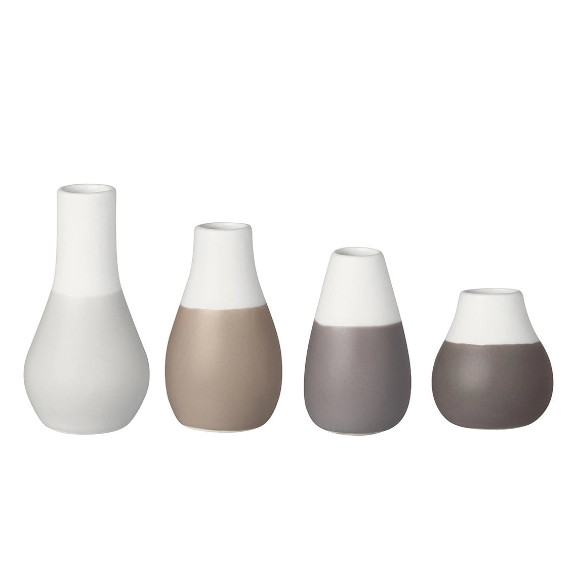 Grey Shades of Two-Tone Mini Vase