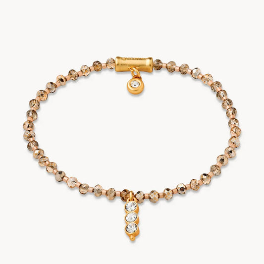 Twinkle Stretch Bracelet Rose Sparkle Gem