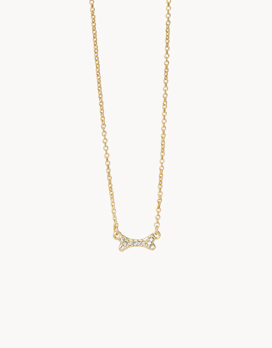 Sea La Vie Necklace 18" Puppy Love/Bone Gold