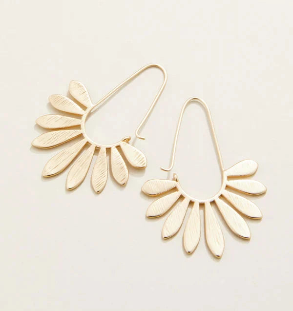 Palmetto Hoop Earrings