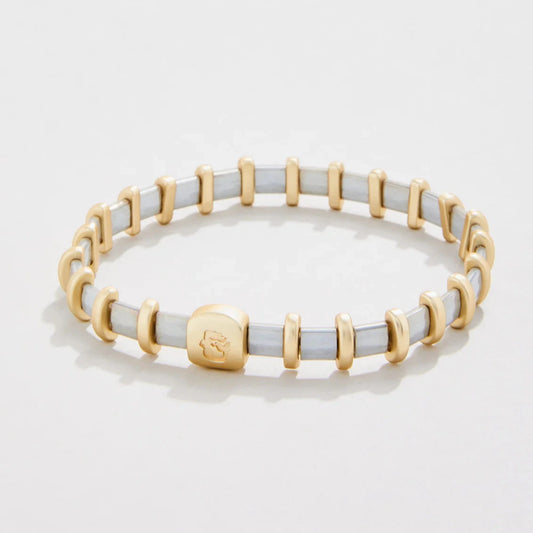 Lila Stretch Bracelet Silver