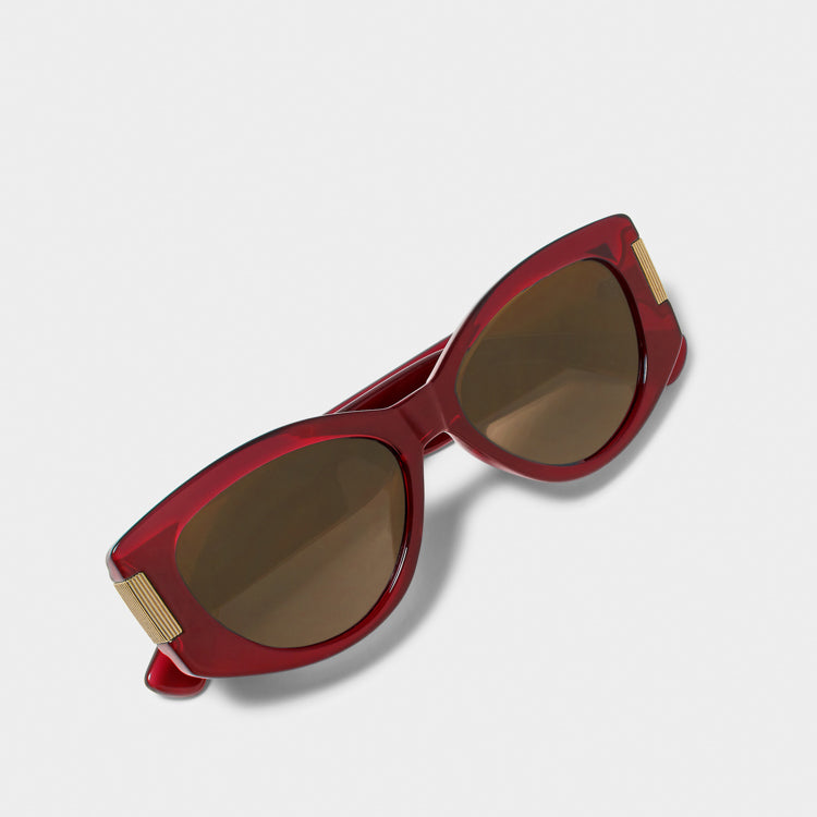 Rimini Sunglasses Deep Red
