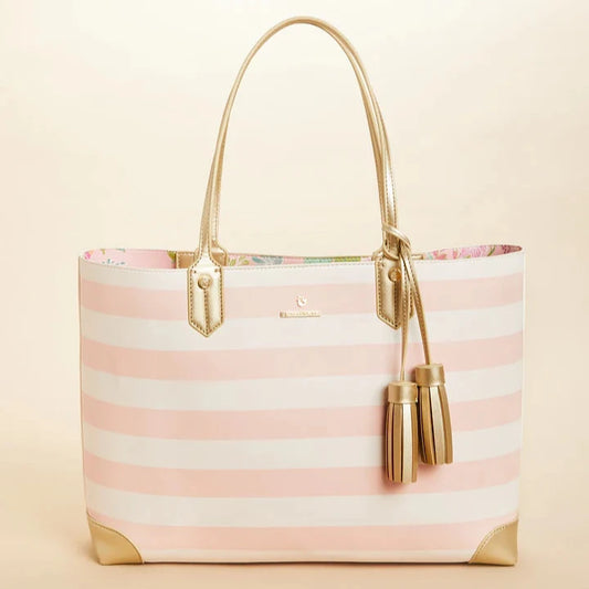 Tote Bag Pink Stripe