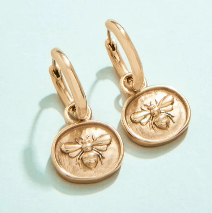 Mason Bee Convertible Hoop Earrings