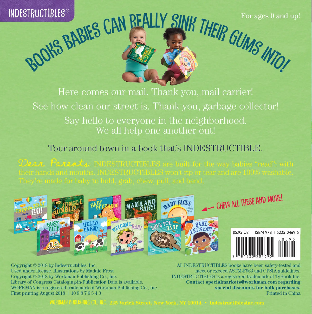 Indestructibles: My Neighborhood Book