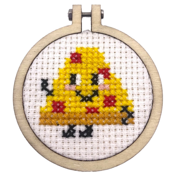 "Take A Pizza My Heart" Mini Matchbox Cross Stitch Kit