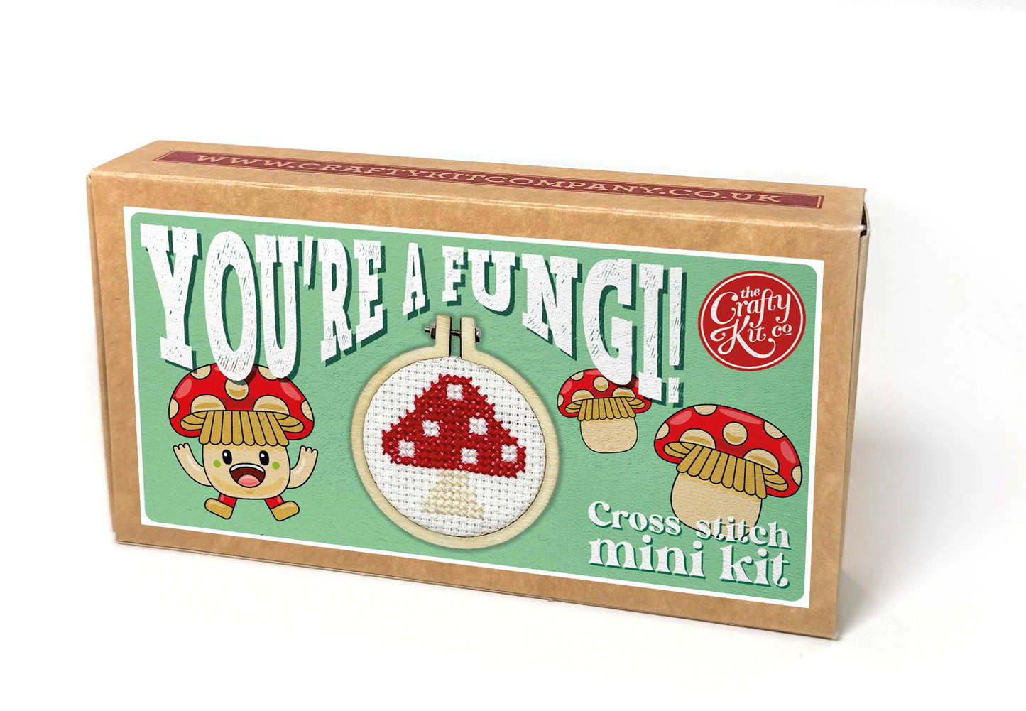 "You're a Fungi" Mini Matchbox Cross Stitch Kit