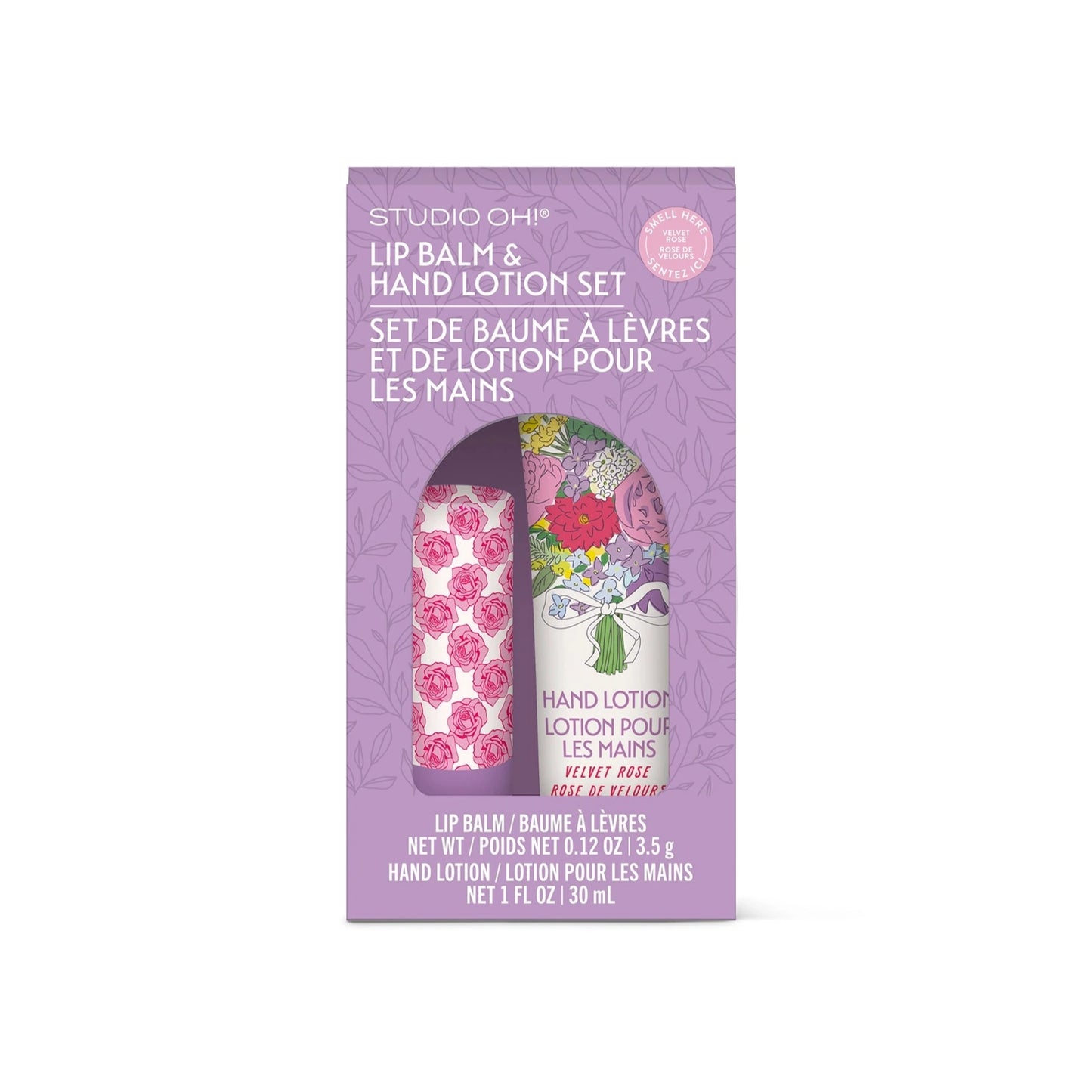 Petite Rose Lip Balm & Hand Lotion Set