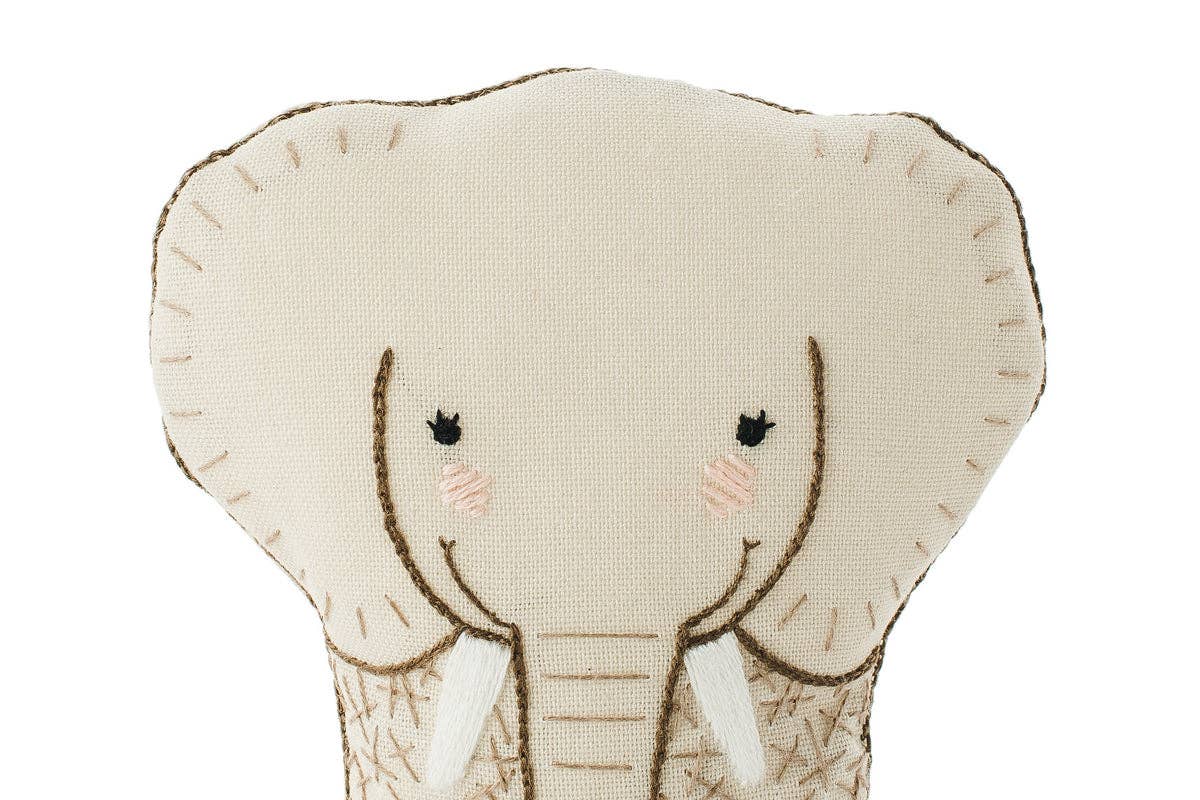 Elephant Embroidery Kit