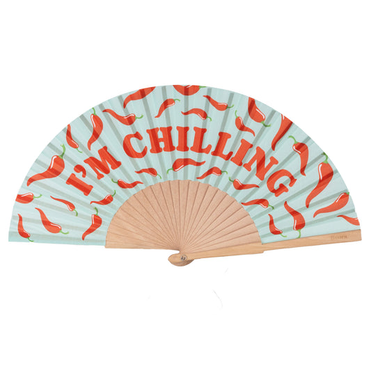 I'm Chilling Mint Hand Fan