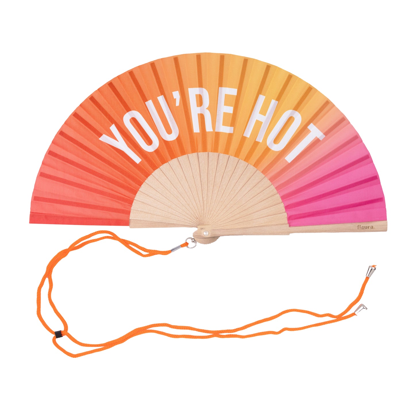 You Are Hot Gradient Hand Fan