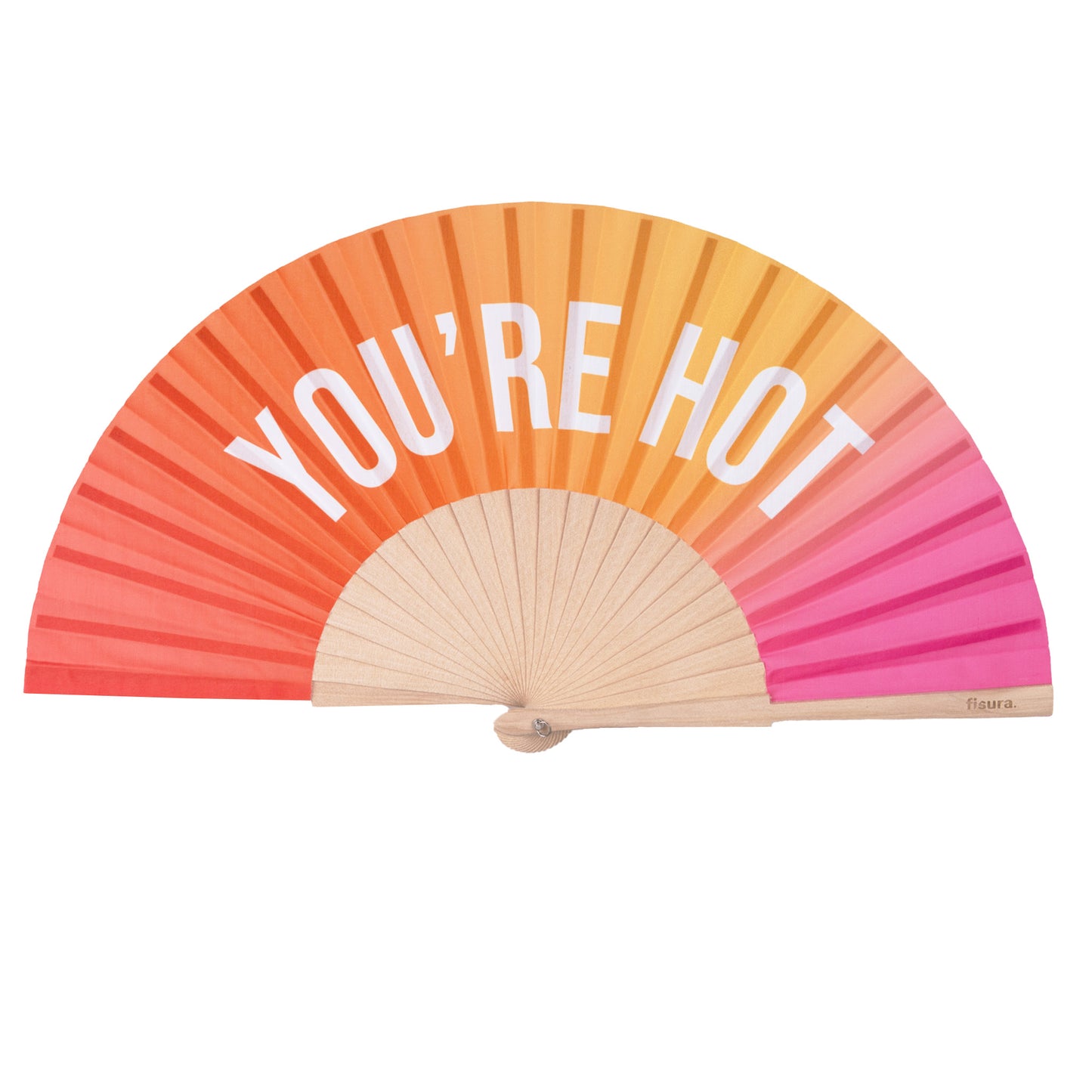 You Are Hot Gradient Hand Fan