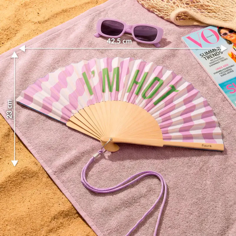 I'm Hot Waves Hand Fan