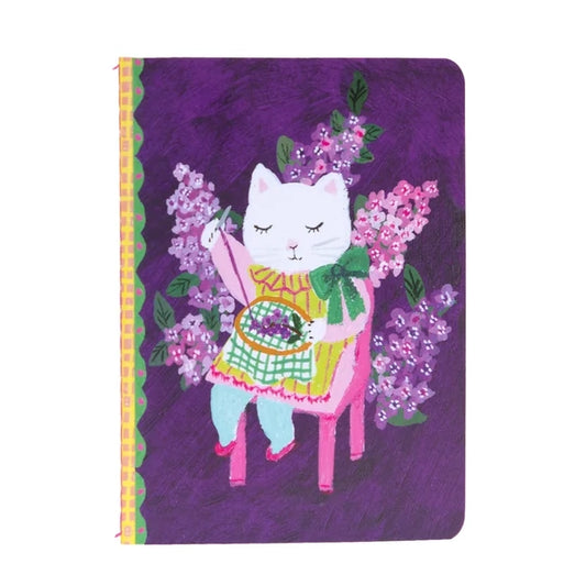 Yumi Tiny Journal White Cat