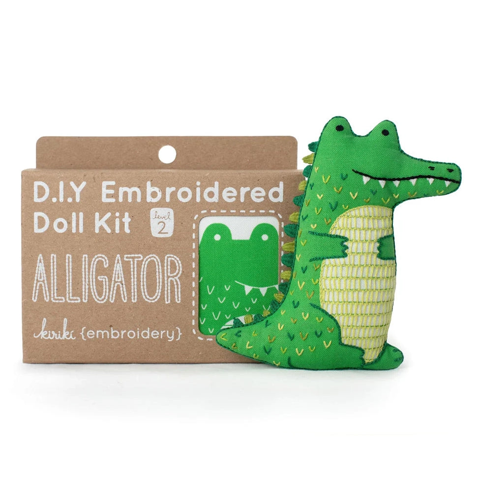 Alligator - Embroidery Kit