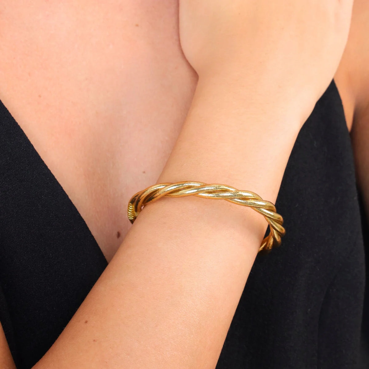 Aura Twist All Weather Bangle