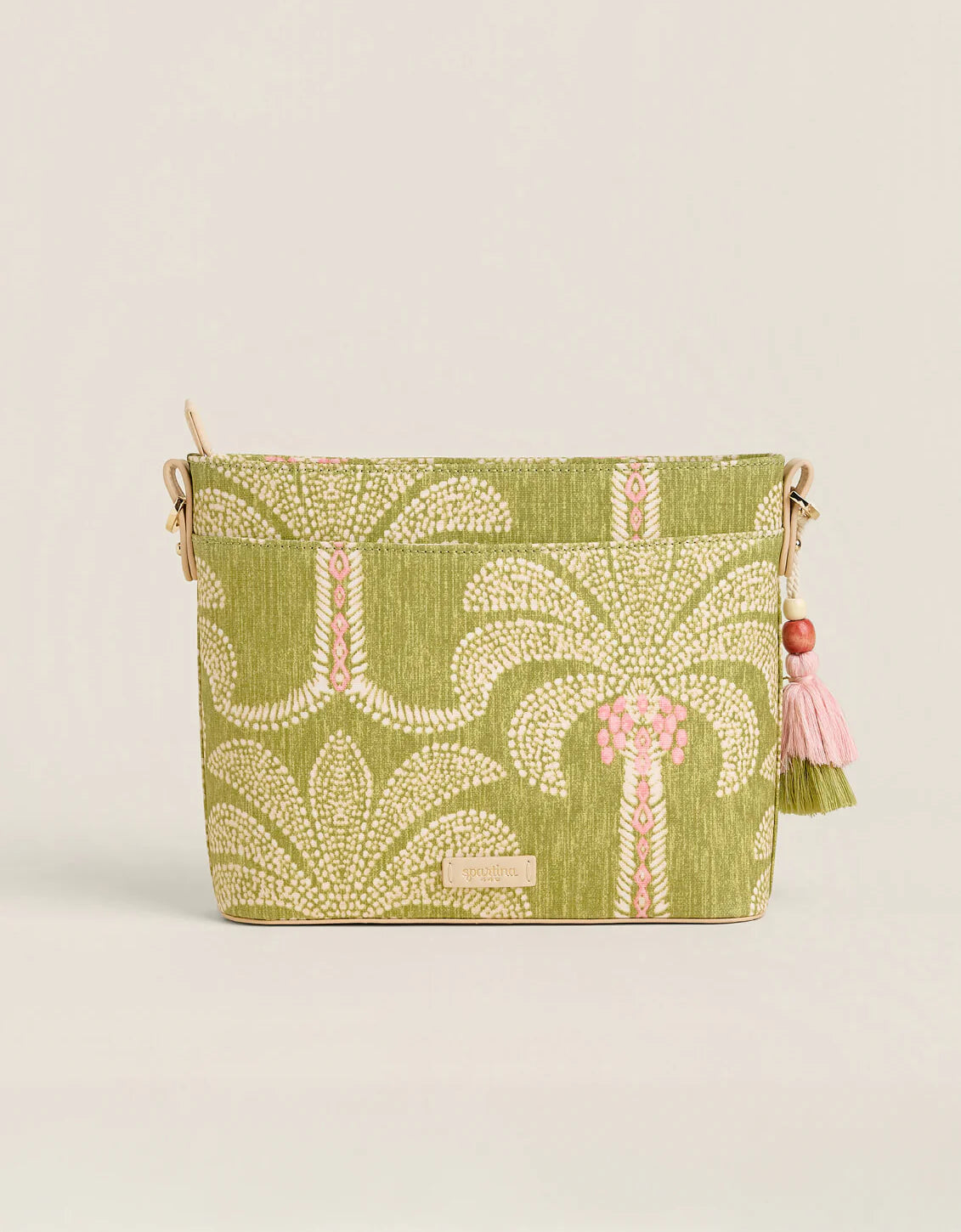 Febee Shoulder Crossbody Castillo Green Palms