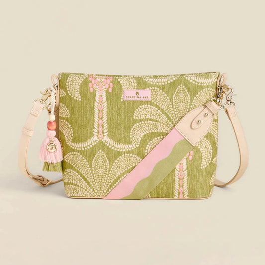 Febee Shoulder Crossbody Castillo Green Palms