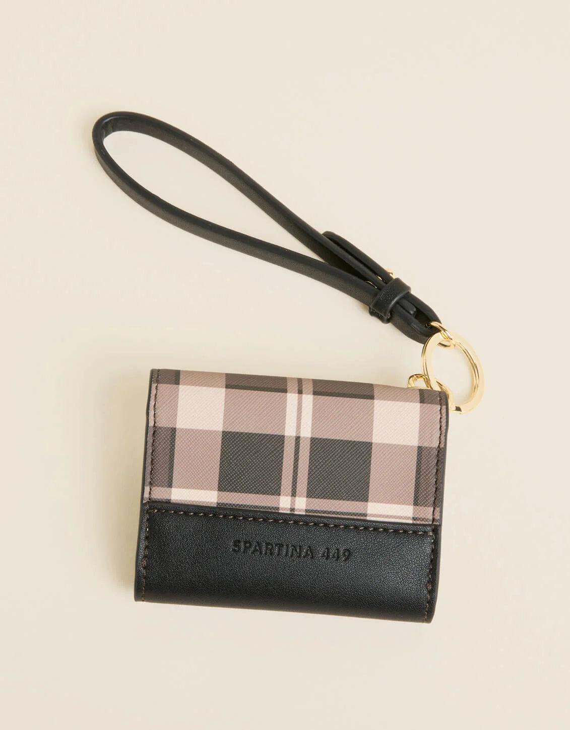 Envelope Mini Wristlet Tabby Plaid