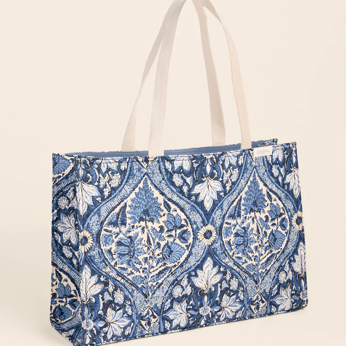 Market Tote Japonica Cartouche Blue