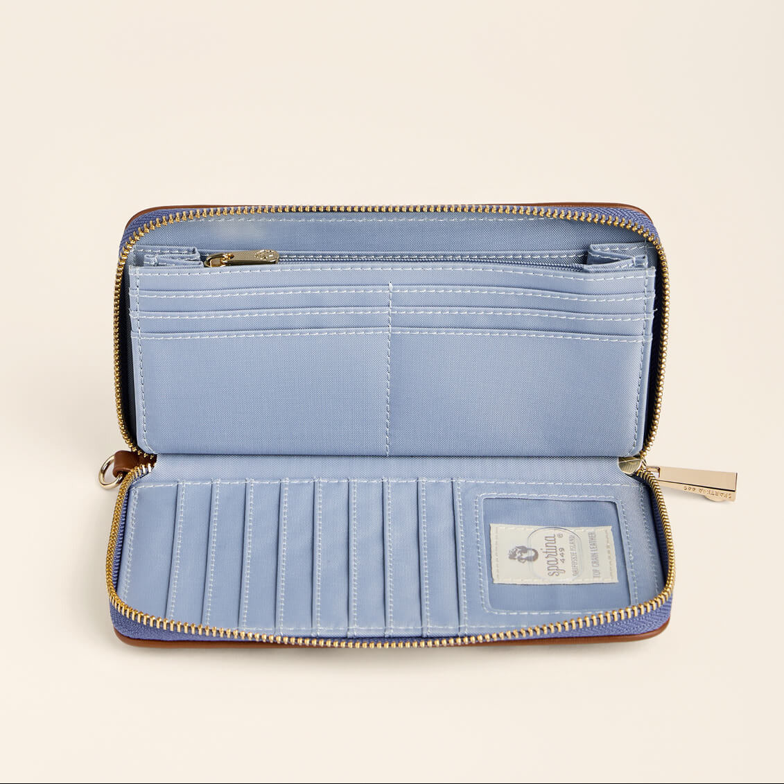 449 Wallet Japonica Cartouche Blue