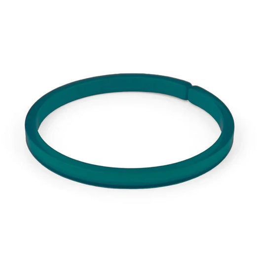 Skinny Resin Bangle Dark Teal