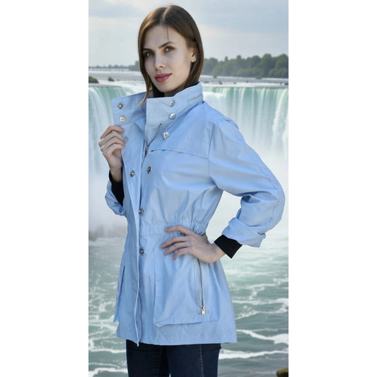 Tess Anorak Jacket Powder Blue