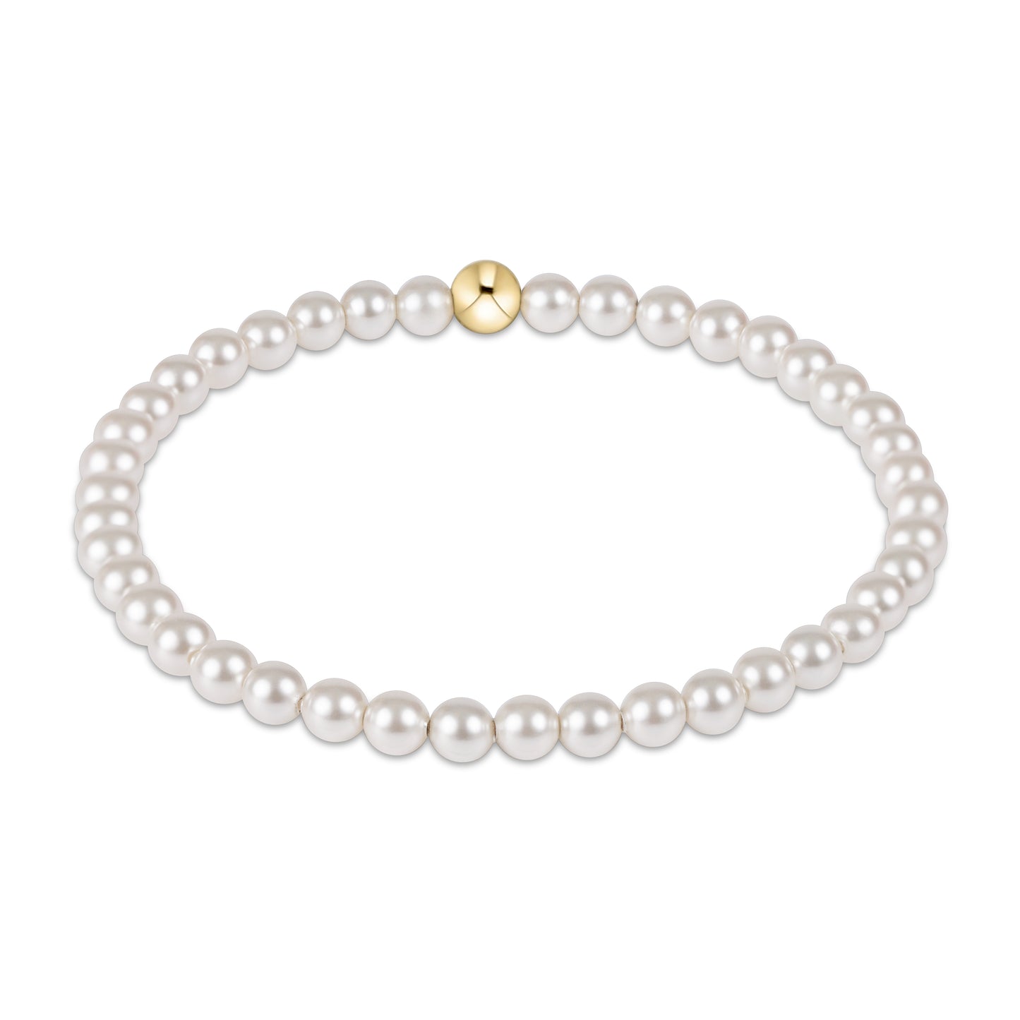 Extends Classic Pearl 4mm Bead Bracelet