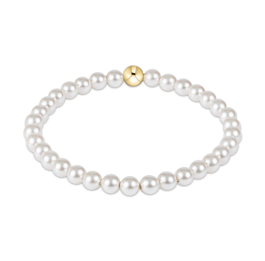 Extends Classic Pearl 5mm Bead Bracelet