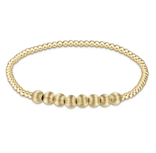 Dignity Beaded Bliss 2.5mm Bead Bracelet 5mm gold