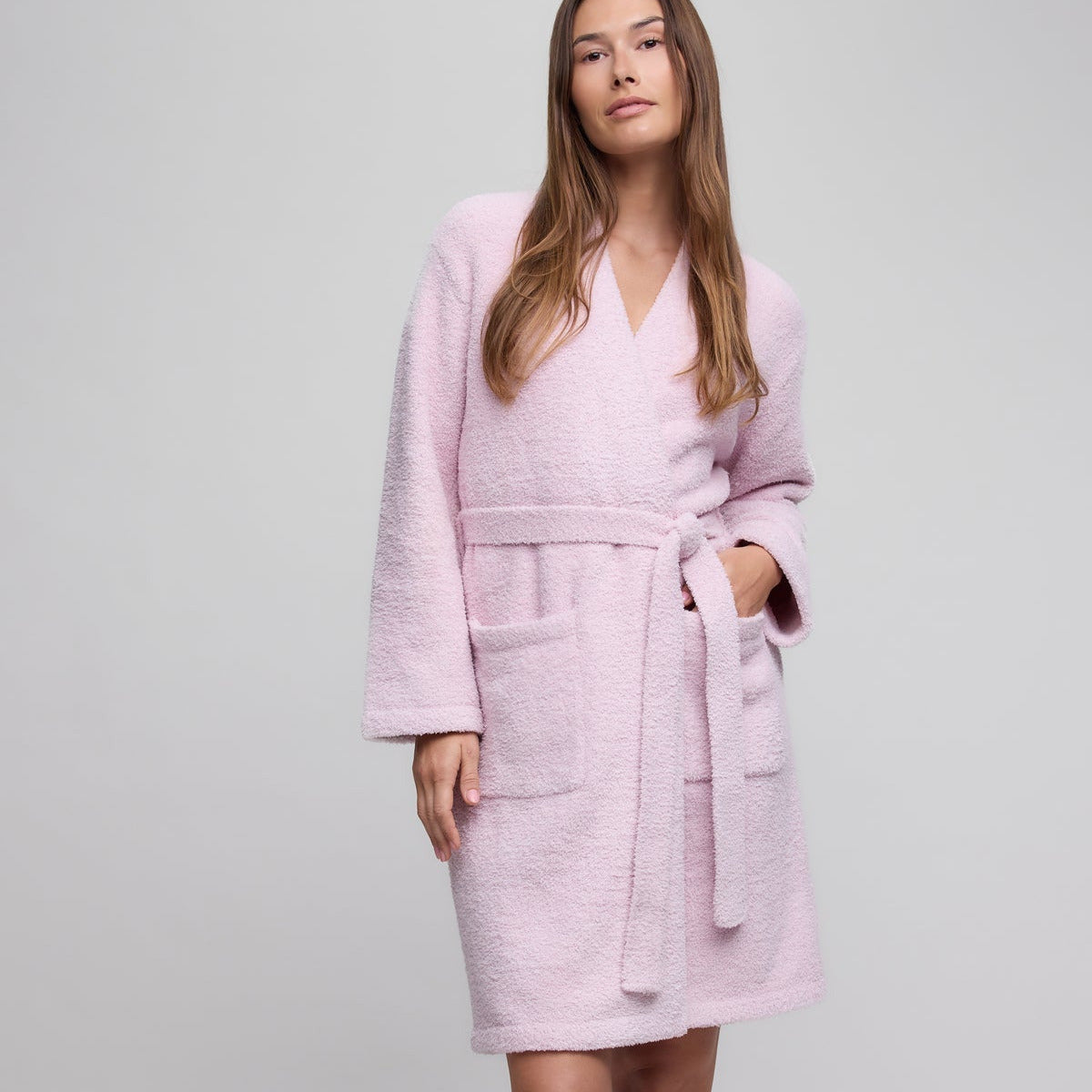 CozyChic® Adult Short Robe Petal