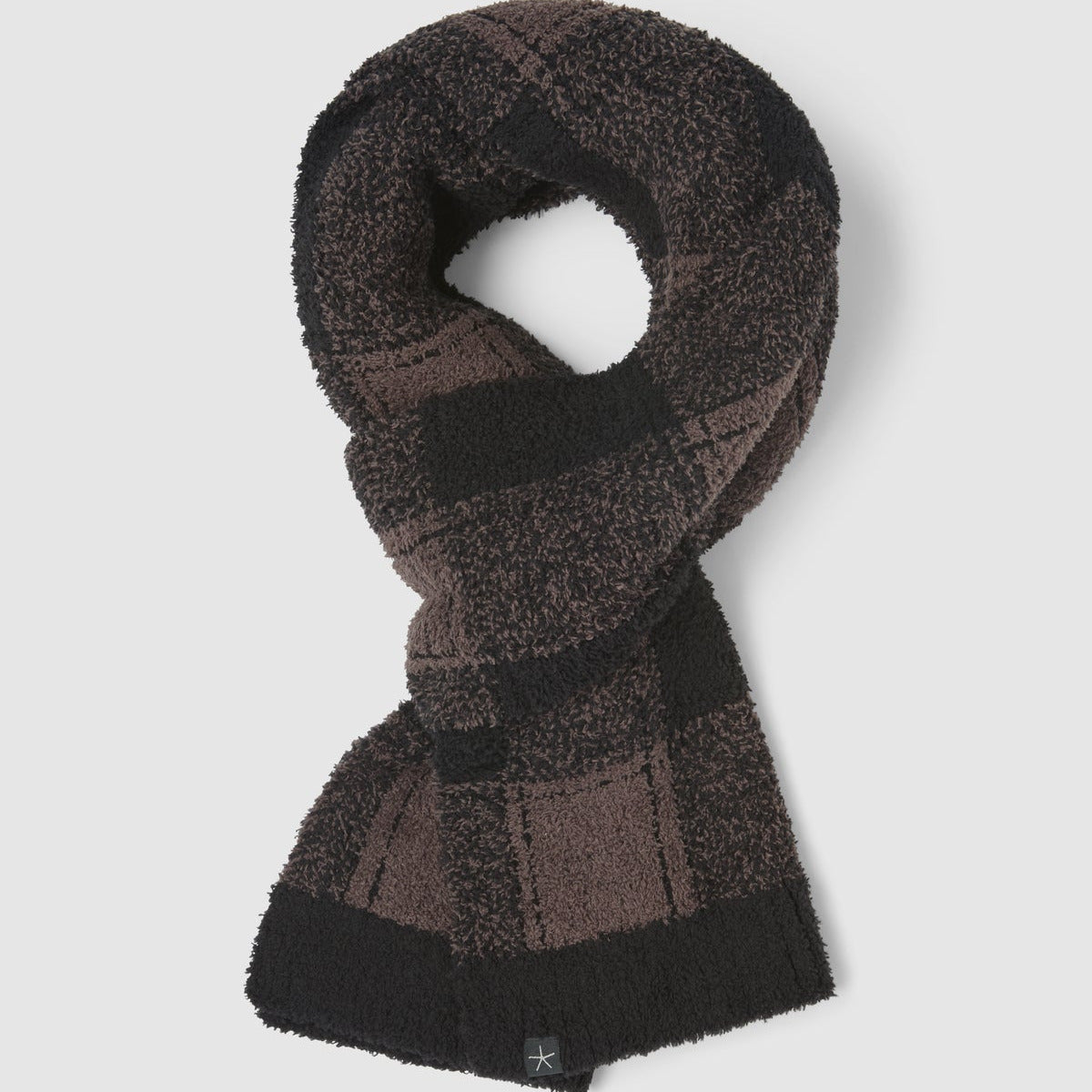CozyChic® Cotton Buffalo Plaid Scarf Umber Multi