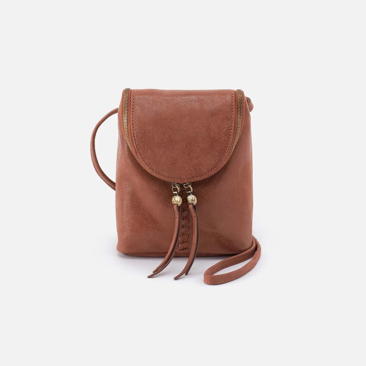 Fern Crossbody Burnished Saddle