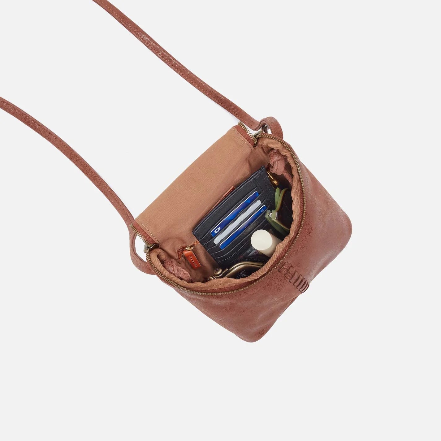 Fern Crossbody Burnished Saddle