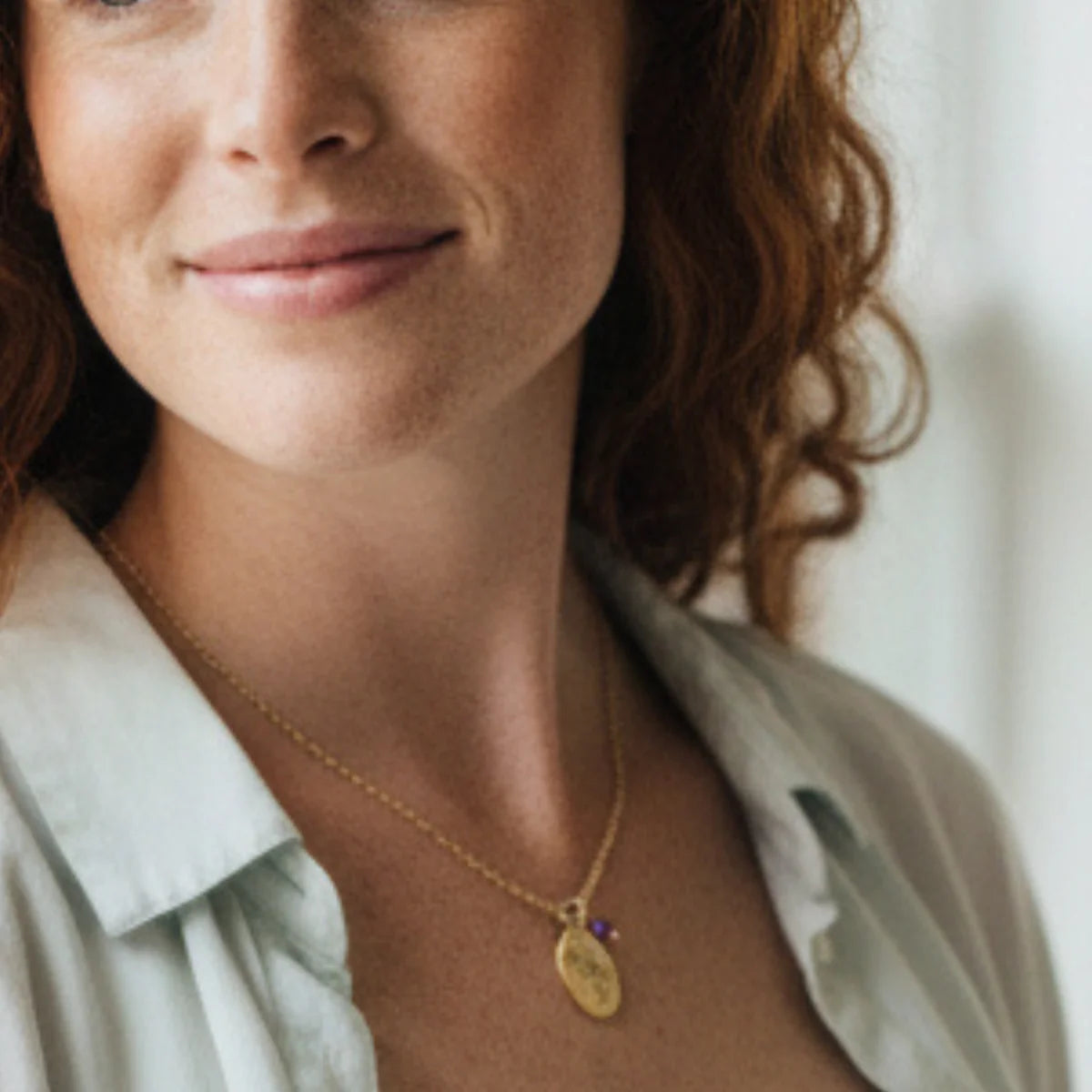 October Gold Birth Flower Necklace