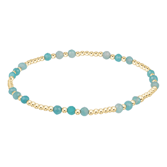 Joy Gem 3mm Bracelet Amazonite