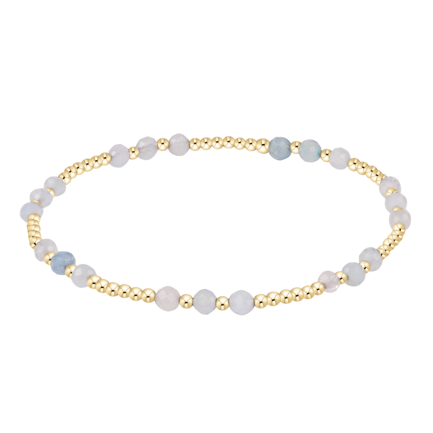Joy Gem 3mm Bracelet Aquamarine