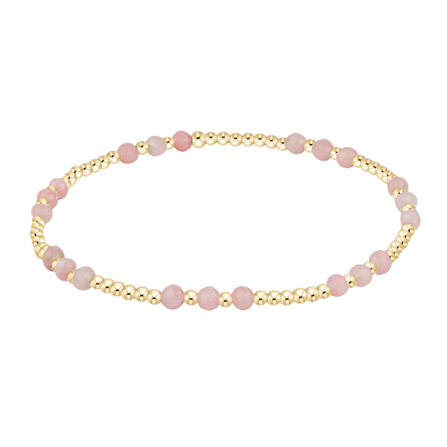 Joy Gem 3mm Bracelet Pink Opal