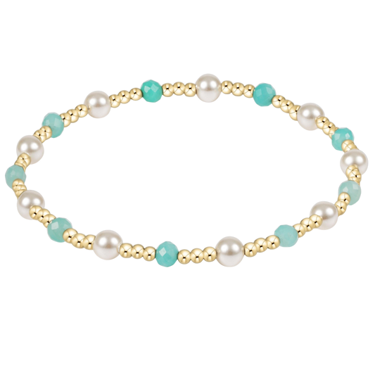 Pearl Sincerity 4mm Gem Bracelet Amazonite