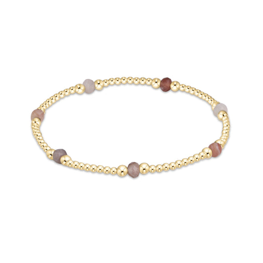 Purpose Gemstone 4mm Bracelet - Botswana Agate