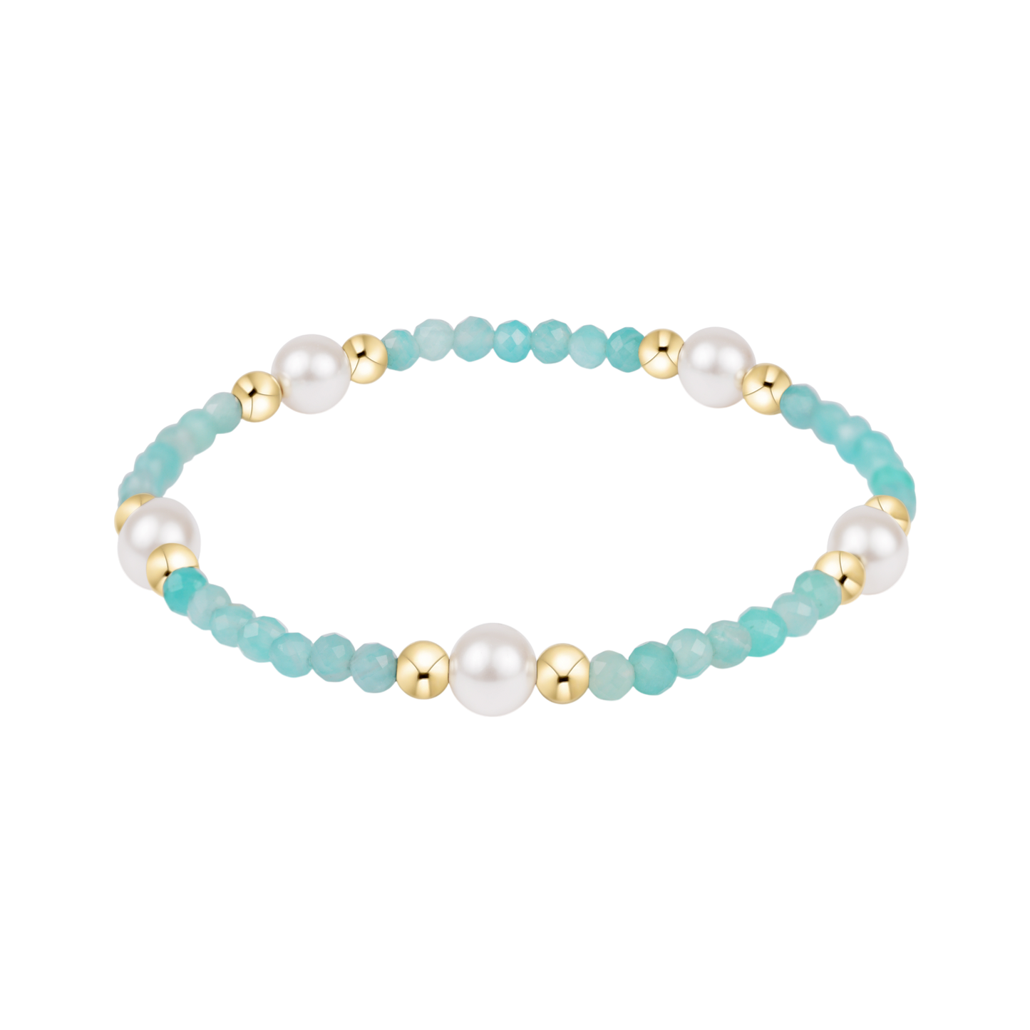 Purpose Pearl 6mm Gem Bracelet Amazonite
